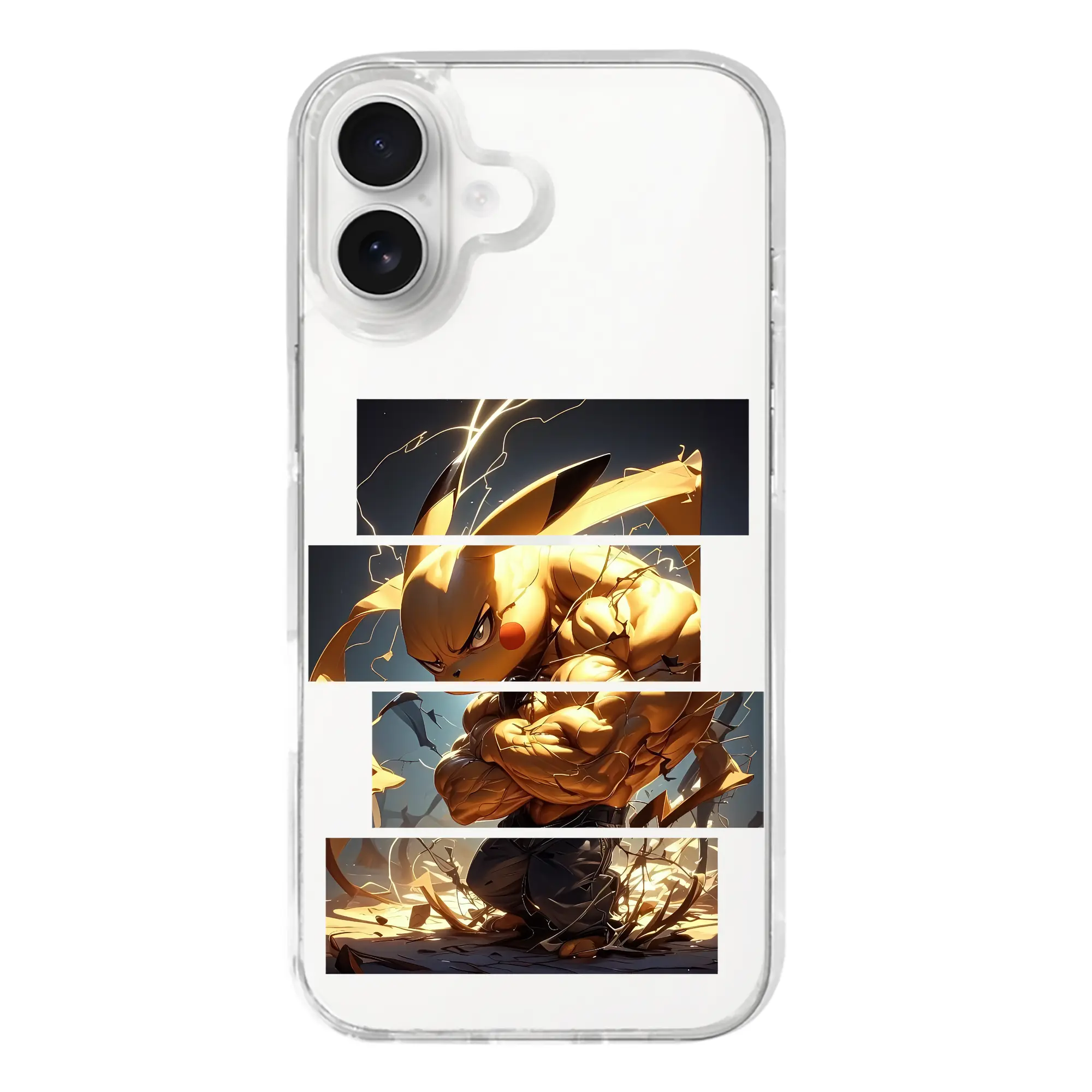 ポケモン グッズ,ピカチュウ - iPhone 17シリーズ 透明スマホケース – 薄型・耐衝撃・精密フィット保護カバー